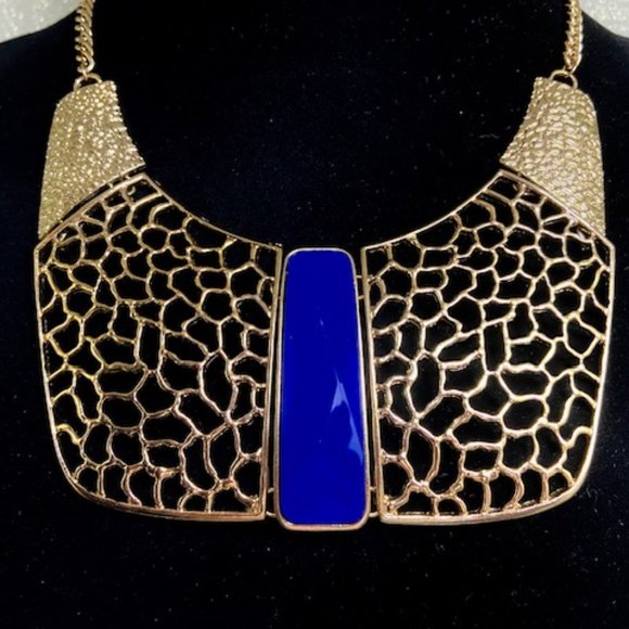 💖Stunning Abstract Wearable Art Necklace! 18 inches long. /N179 - Picture 2 of 2